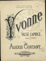 [1903] Yvonne : valse caprice, pour piano.